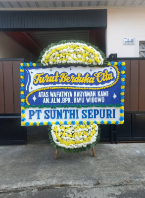 Papan Bunga Duka di Baledu